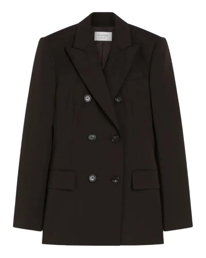 SPORTMAX Doppelreihiger Blazer - Braun Braun