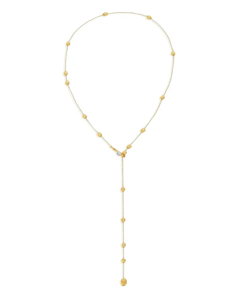 NANIS 18kt Soffio Gelbgoldhalskette mit Diamant Gold