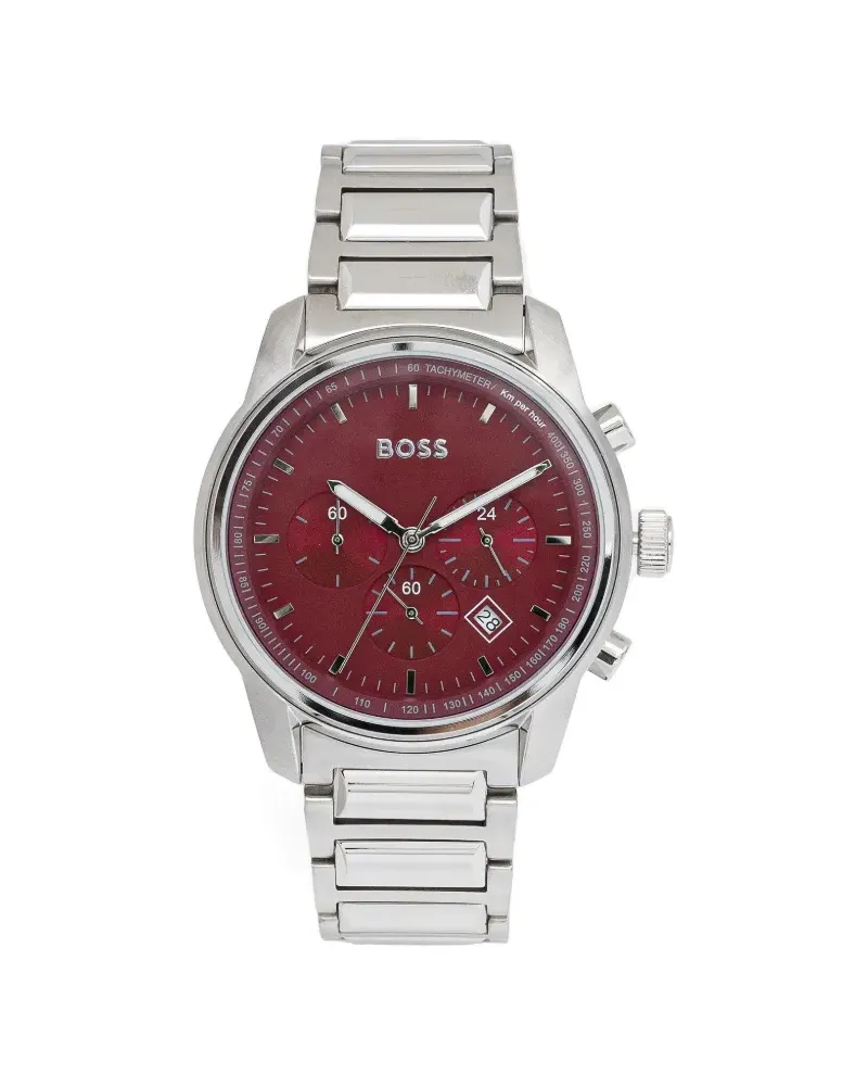 HUGO BOSS Edelstahl 44mm - Rot Rot