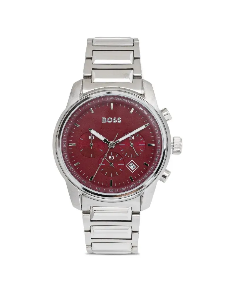 HUGO BOSS Edelstahl 44mm - Rot Rot