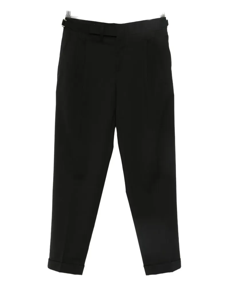 Briglia 1949 turn-up hem trousers - Schwarz Schwarz
