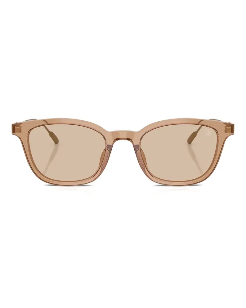 Moncler Lentis Sonnenbrille mit geometrischem Gestell - Gold Gold
