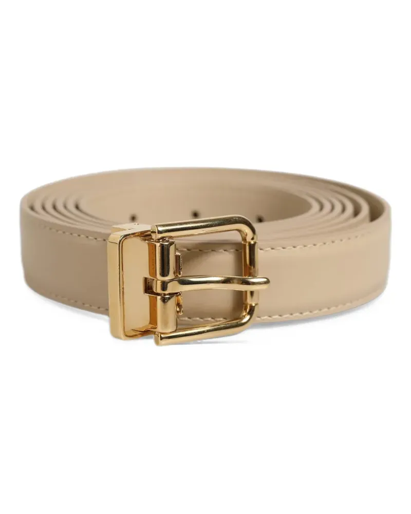 Dolce & Gabbana leather double-wrap belt - Nude Nude