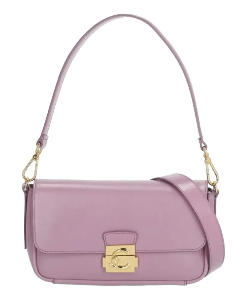 Coccinelle medium C-Me Lock leather shoulder bag - Violett Violett