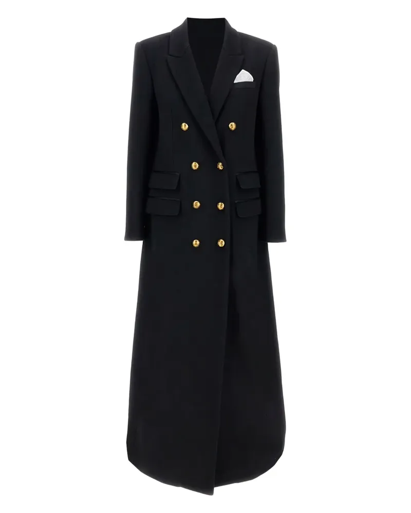 Elisabetta Franchi double-breasted coat - Schwarz Schwarz