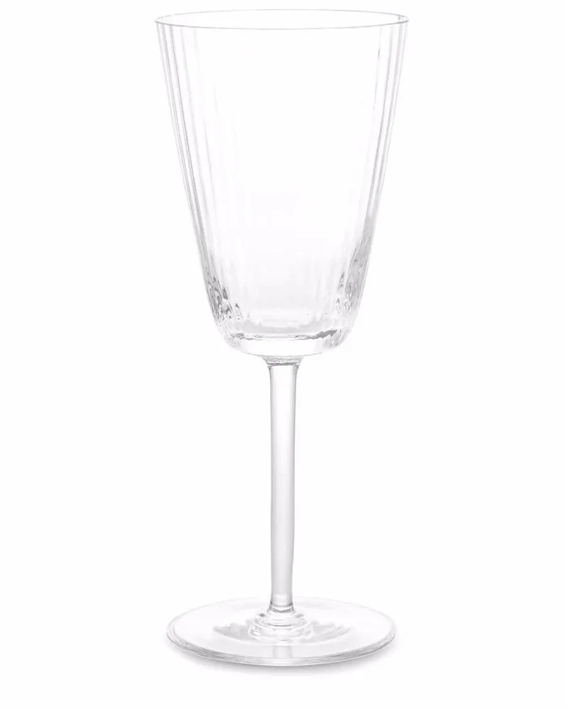 Dolce & Gabbana Weinglas aus Muranoglas - Weiß Weiß
