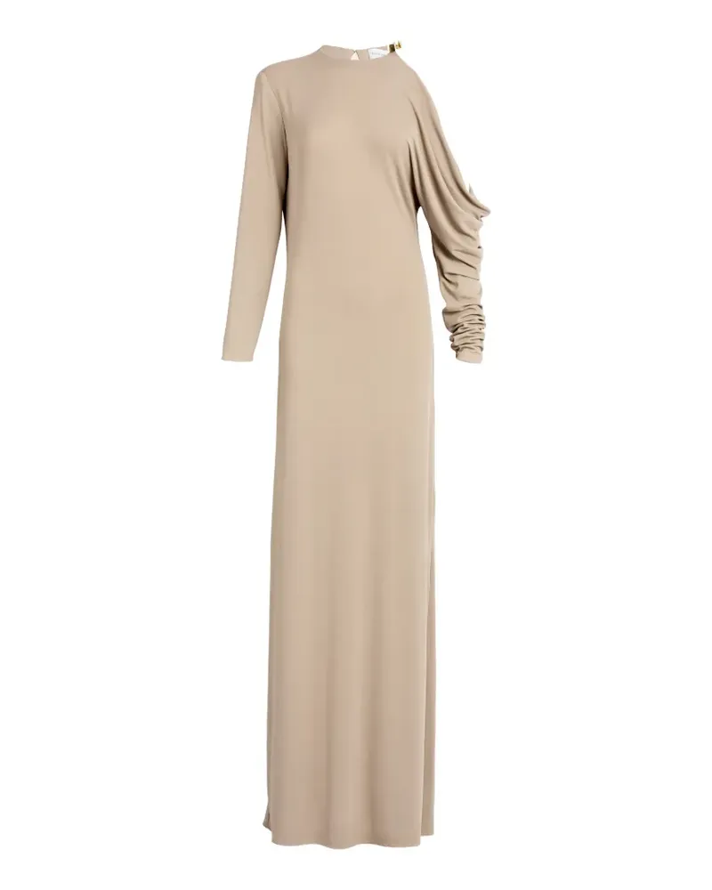 Silvia Tcherassi Natalia cut-out-detail maxi dress - Nude Nude