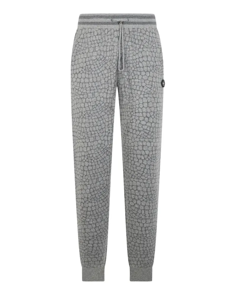 Philipp Plein wool cashmere joggers cocco - Grau Grau