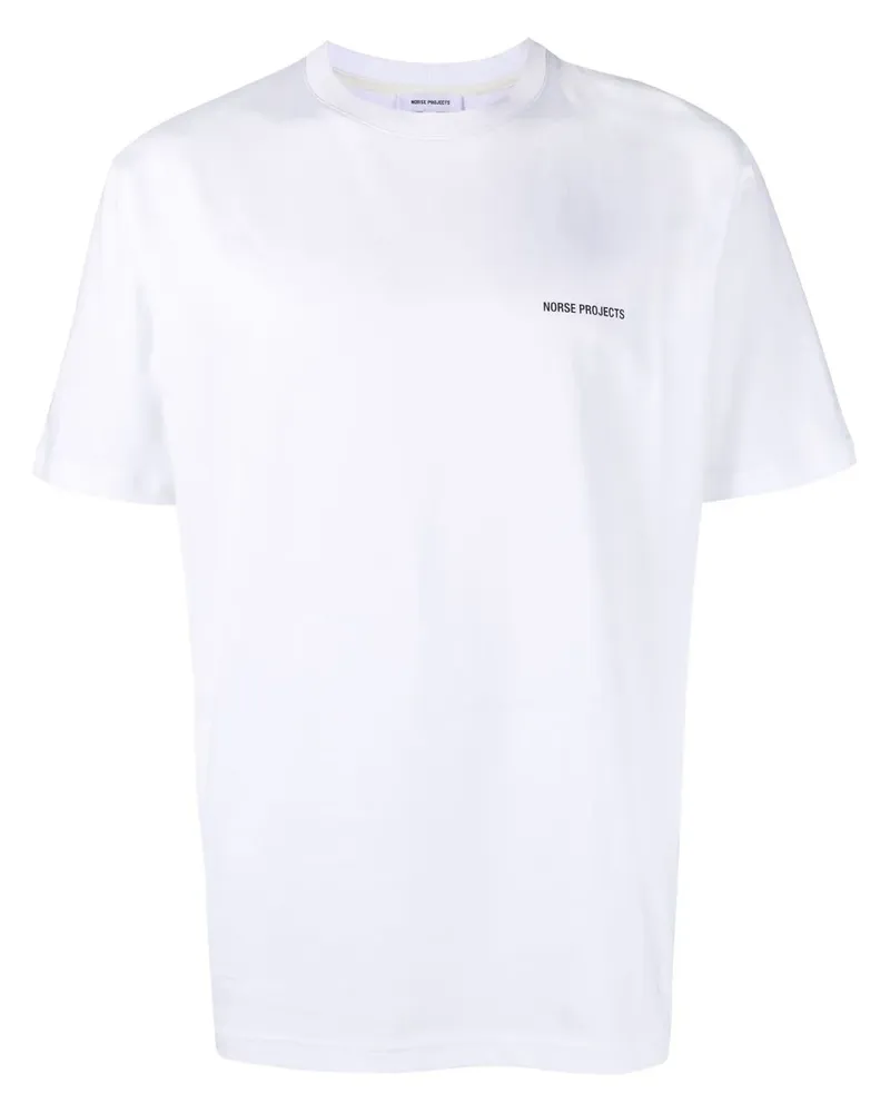 Norse Projects Johannes T-Shirt mit Logo-Print - Weiß Weiß