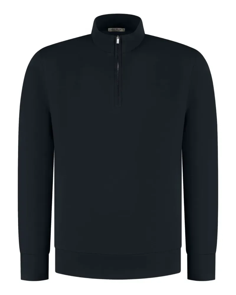 Stefan Brandt Joar quarter-zip sweater - Blau Blau