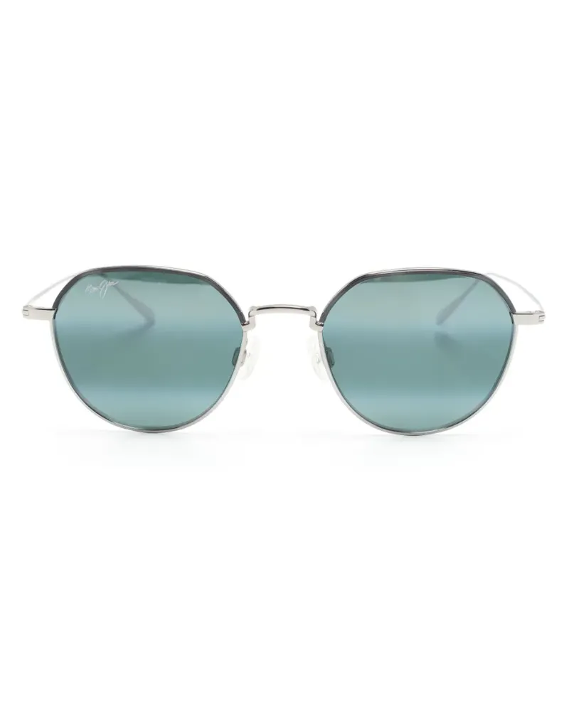 Maui Jim Sonnenbrille mit rundem Gestell - Grau Grau