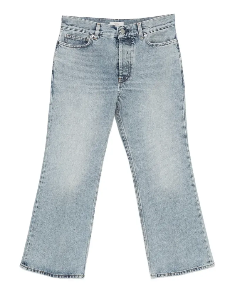 Totême Kick Jeans mit Gürtel - Blau Blau