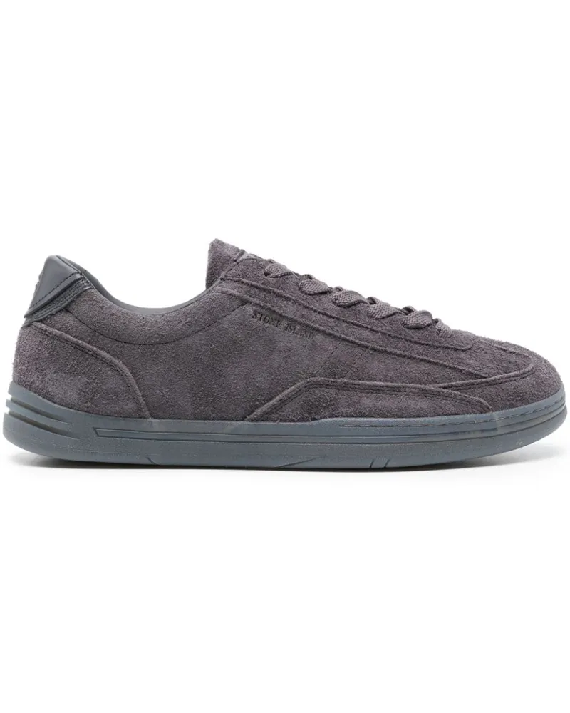 Stone Island Rock Sneakers aus Wildleder Grau