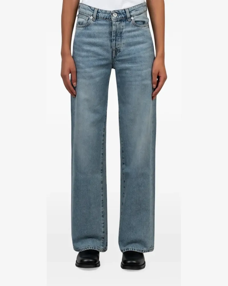 Our Legacy treble-cut faded-effect jeans - Blau Blau