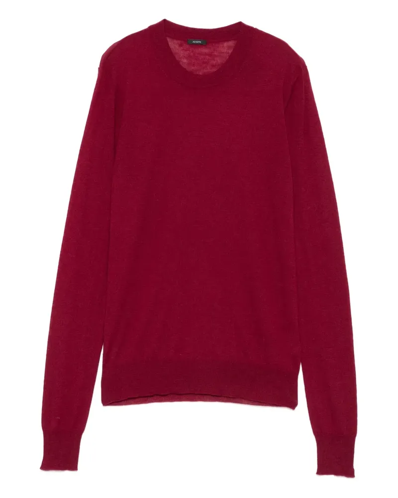 Joseph Kaschmirpullover mit Rundhalsausschnitt - Rot Rot
