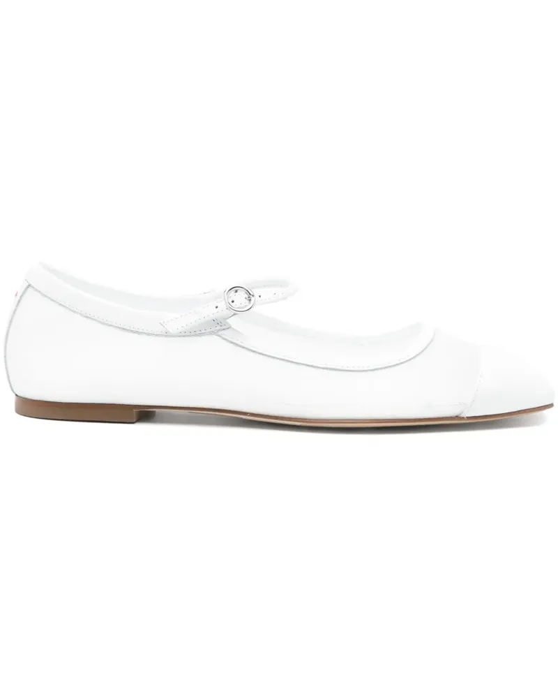 aeyde Uma Ballerinas - Weiß Weiß