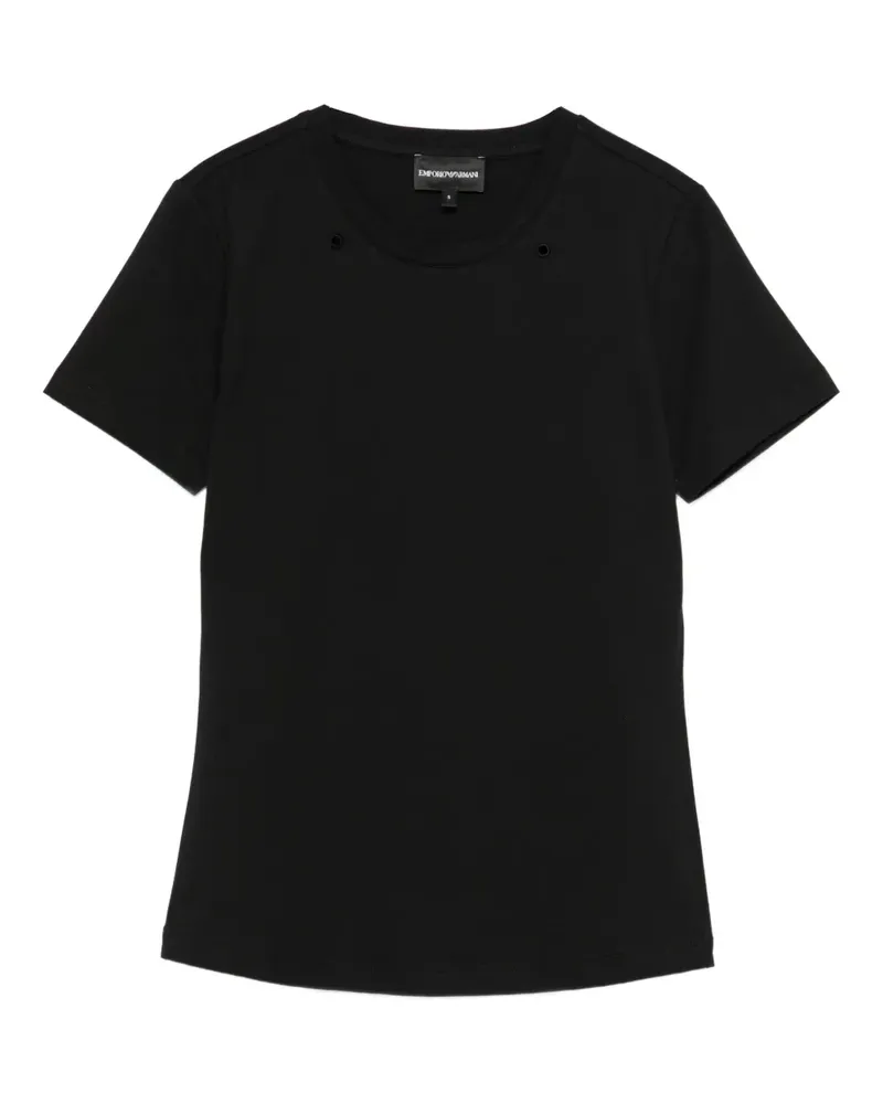 Emporio Armani Kurzärmeliges T-Shirt - Schwarz Schwarz