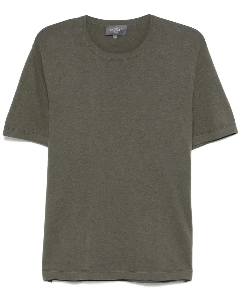 Eric Bompard Fein gestricktes T-Shirt - Grün Grün