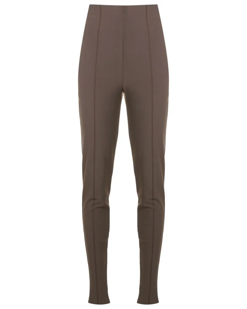 Gloria Coelho Leggings mit hohem Bund - Braun Braun