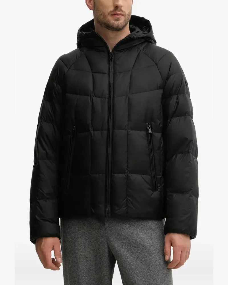 HUGO BOSS Dantoc hooded quilted jacket - Schwarz Schwarz