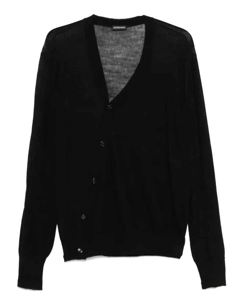 Ann Demeulemeester Klassischer Cardigan - Schwarz Schwarz