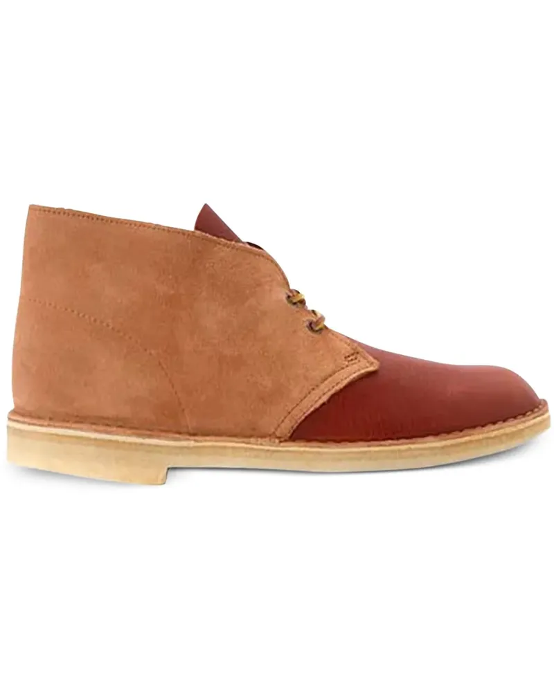 Clarks Tan" Desert-Boots aus Wildleder - Braun Braun