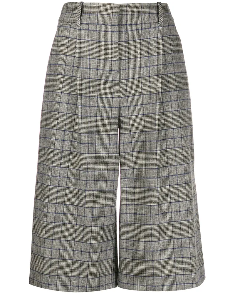 Veronica Beard Hoch sitzende Culottes - Grau Grau