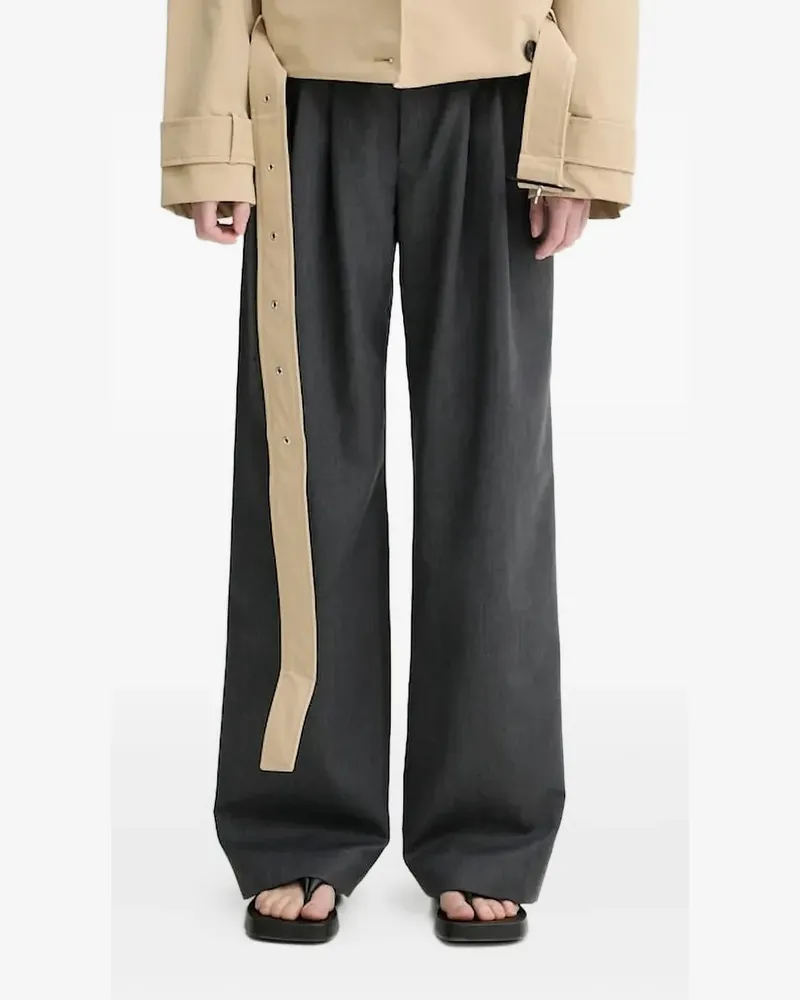 Won Hundred Plissierte Hose - Grau Grau