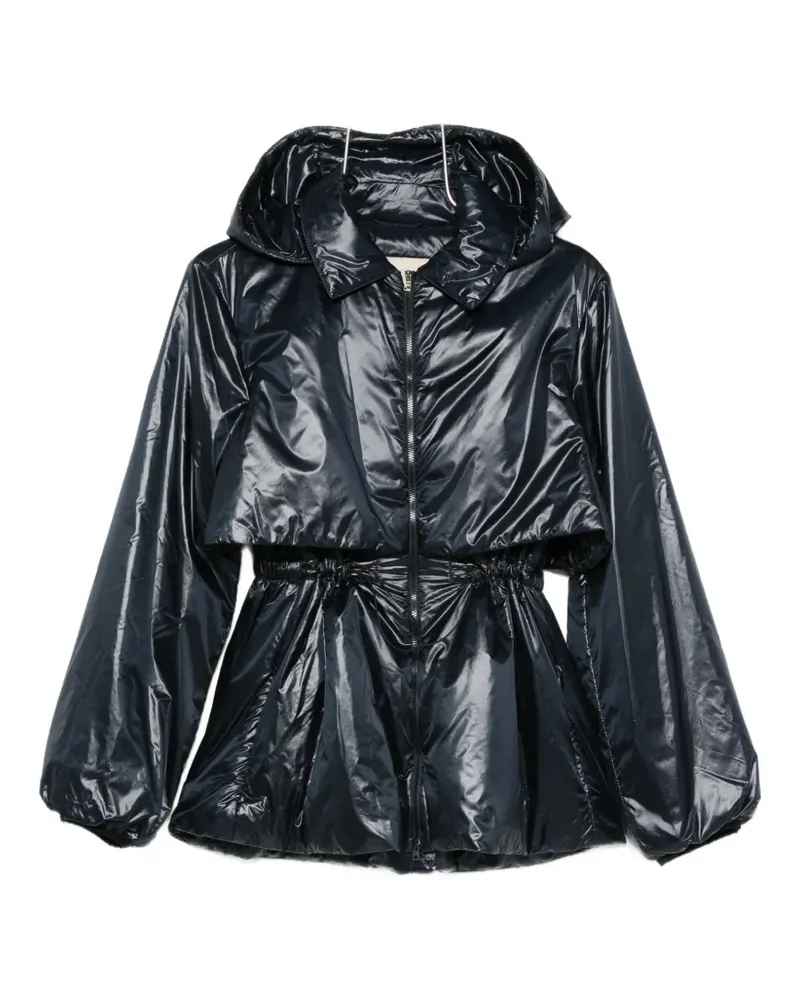 Herno hooded drawstring-waist jacket - Blau Blau