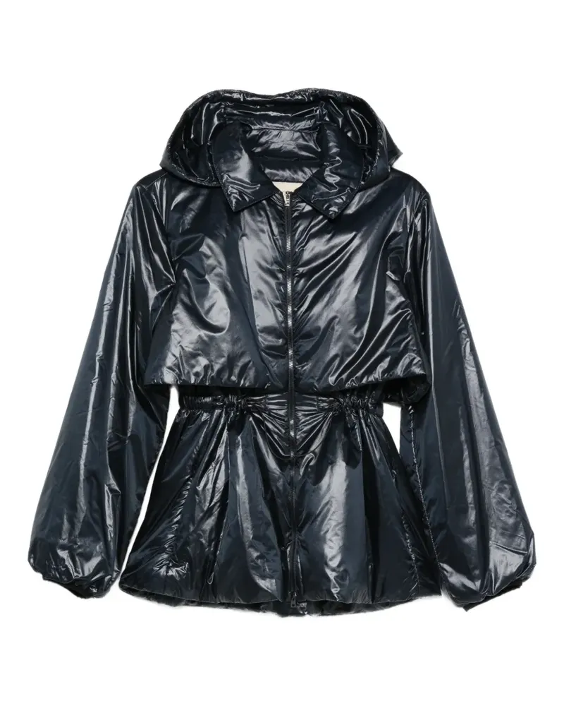 Herno hooded drawstring-waist jacket - Blau Blau