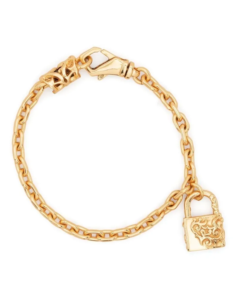 Emanuele Bicocchi Armband mit Arabesque-Schloss - Gold Gold