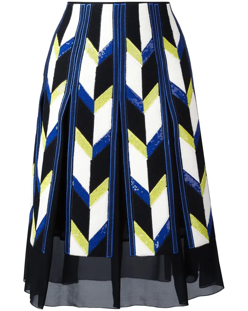 Emilio Pucci Rock mit Pailletten - Schwarz Schwarz