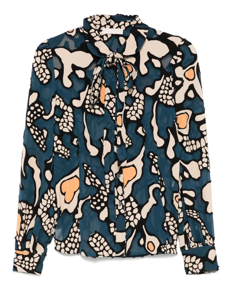 Ulla Johnson Hera Celestine Bluse - Blau Blau