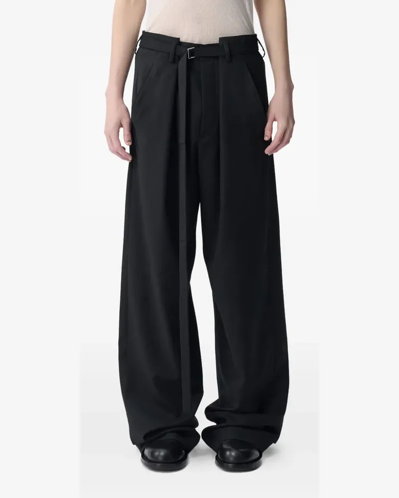 Ann Demeulemeester Finn Hose - Schwarz Schwarz
