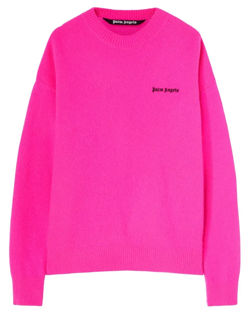 Palm Angels Pullover mit Logo-Stickerei - Rosa Rosa