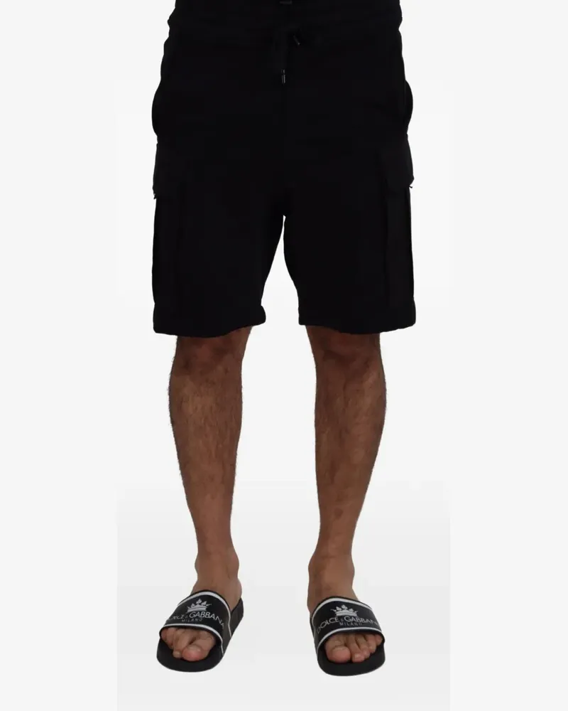 Dolce & Gabbana Klassische Cargo-Shorts - Schwarz Schwarz