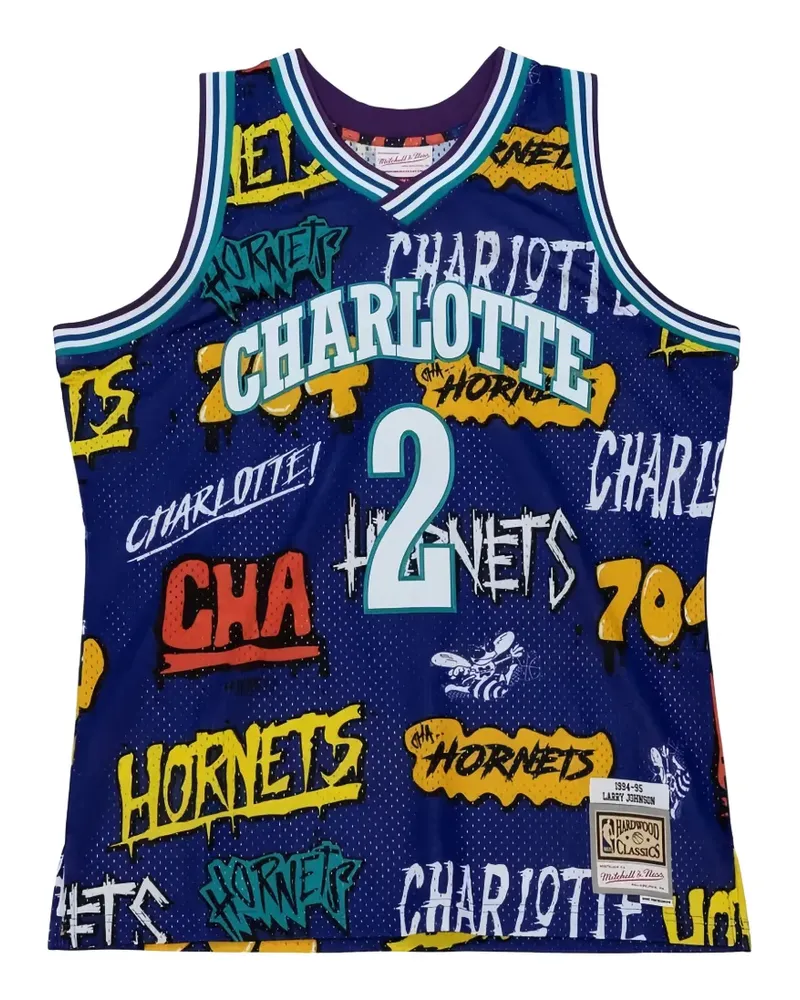 Mitchell & Ness Slap Sticker Swingman Weste - Blau Blau