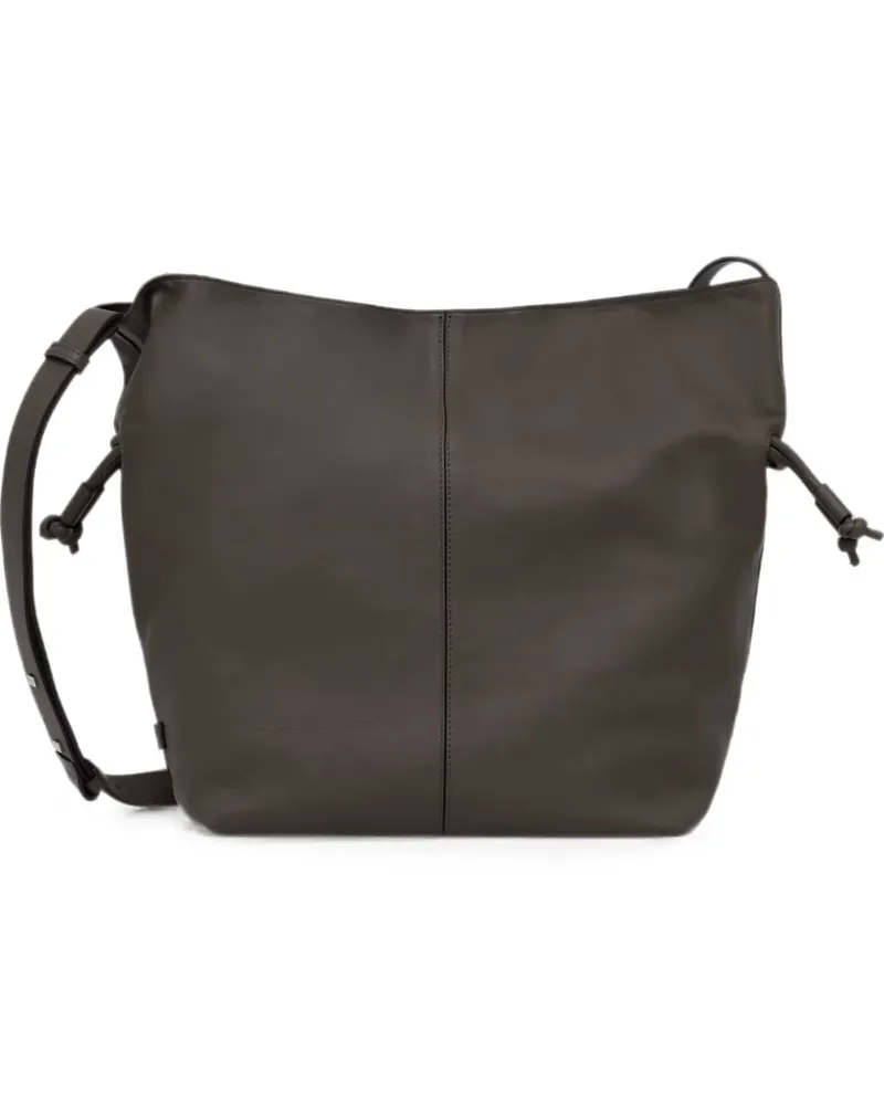 Marc O'Polo Sienna drawstring leather shoulder bag - Grün Grün