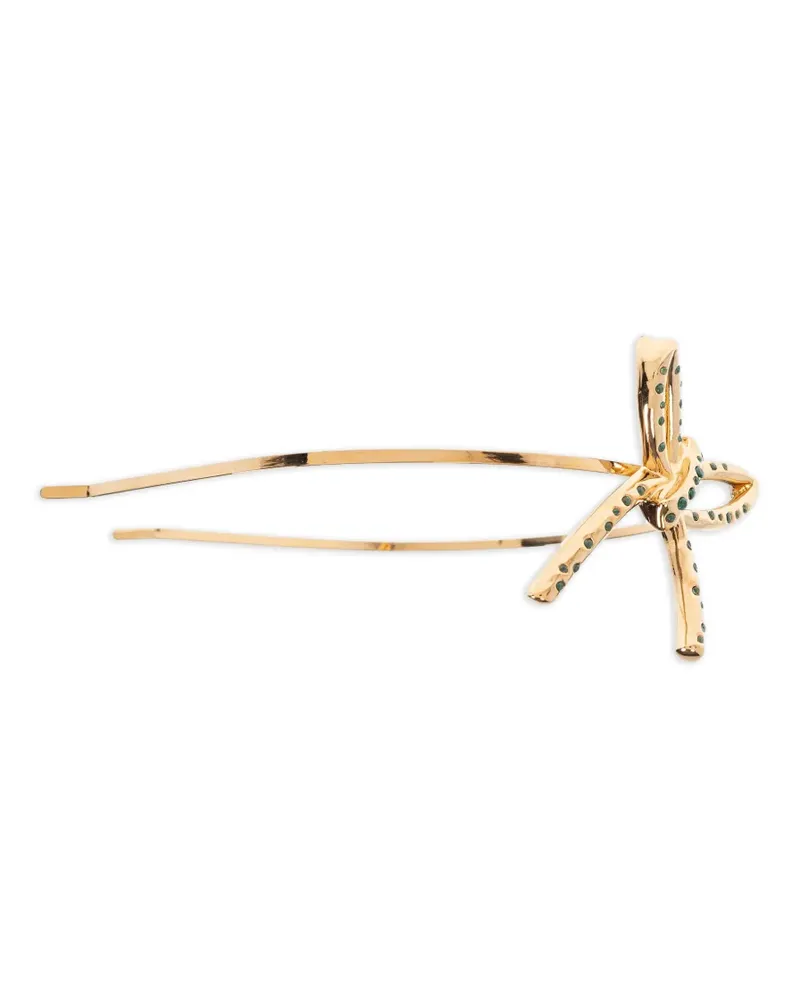 Marni bow embellished hair accessory - Gold Gold