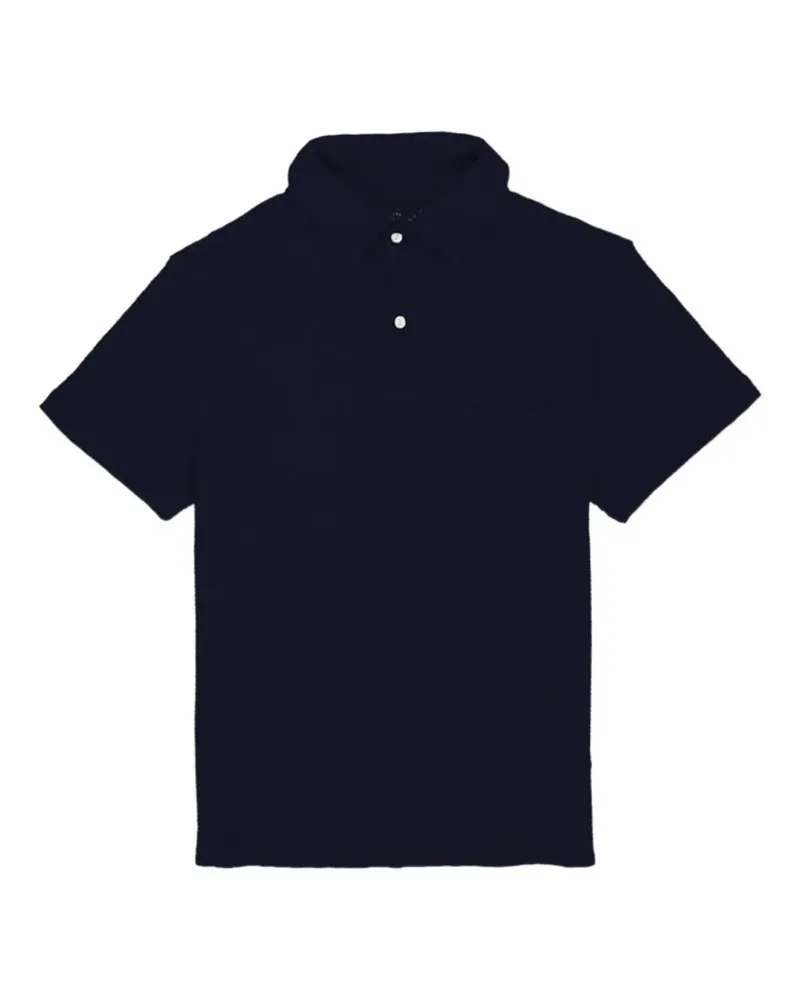 Fortela Missourim waffle polo shirt - Blau Blau