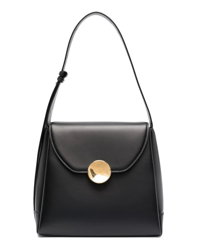 Jil Sander Klassische Schultertasche - Schwarz Schwarz