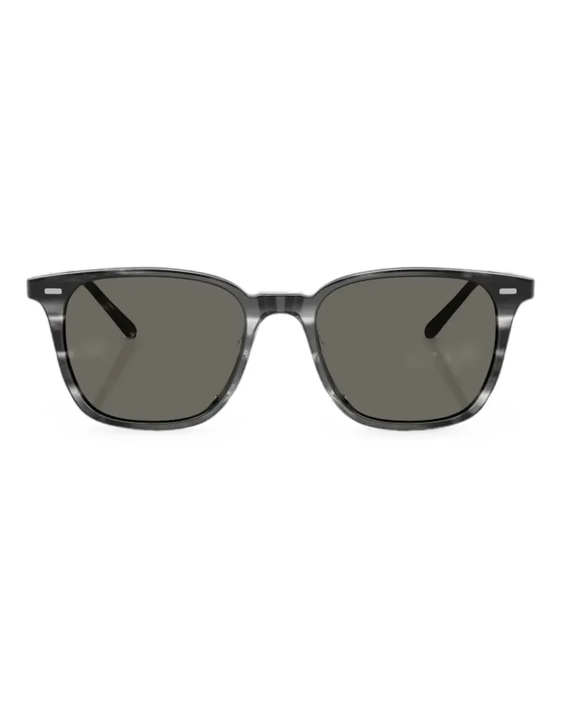 Oliver Peoples Laedin Sonnenbrille mit eckigem Gestell - Grau Grau