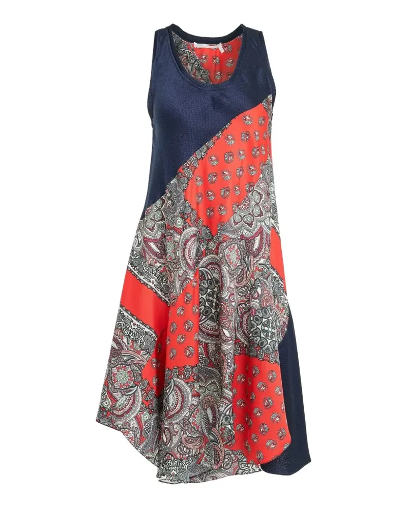 Chloé paisley-print mini dress - Rot Rot