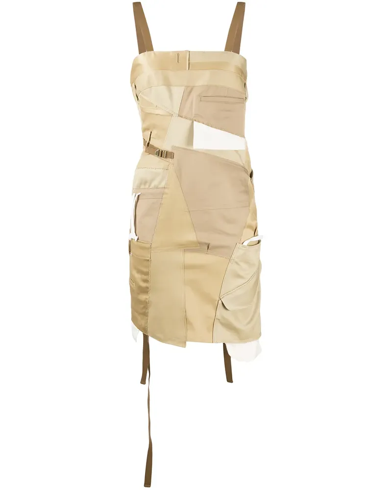 Junya Watanabe Kleid im Deconstructed-Look - Nude Nude