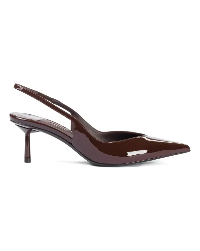 Le Silla Vivienne slingback patent leather pumps - Braun Braun