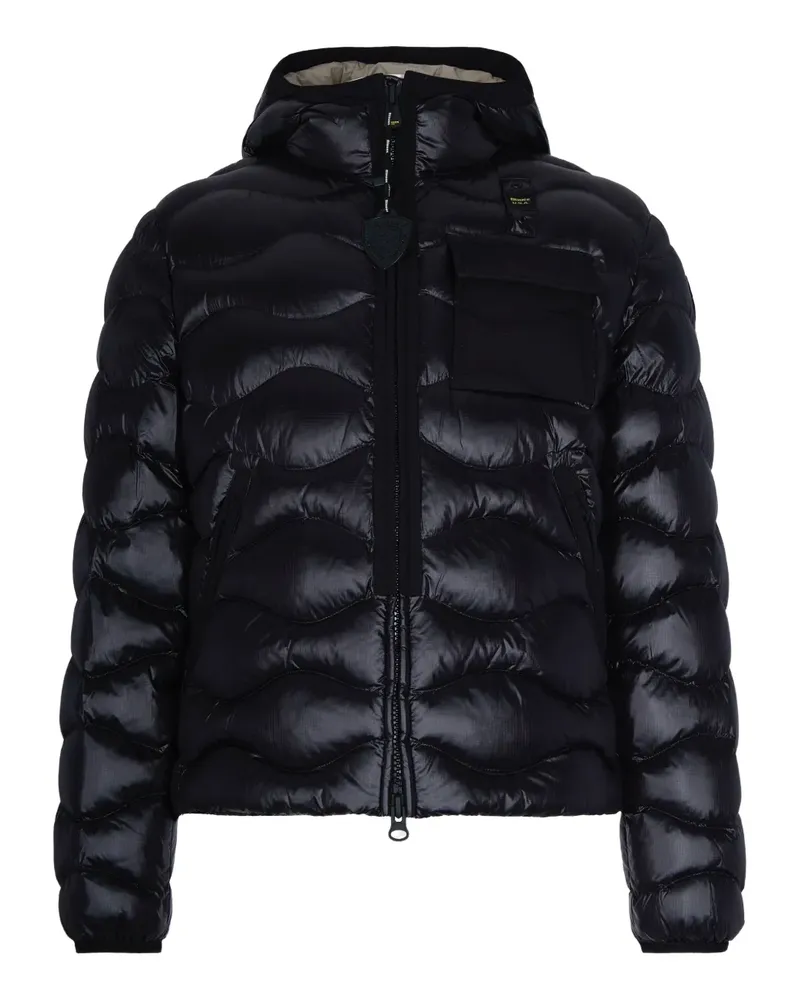 Blauer Bryant hooded quilted jacket - Schwarz Schwarz