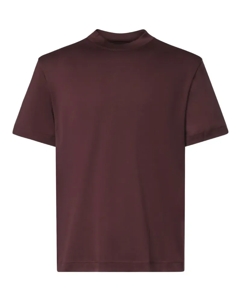 Eleventy T-Shirt mit Rundhalsausschnitt - Rot Rot