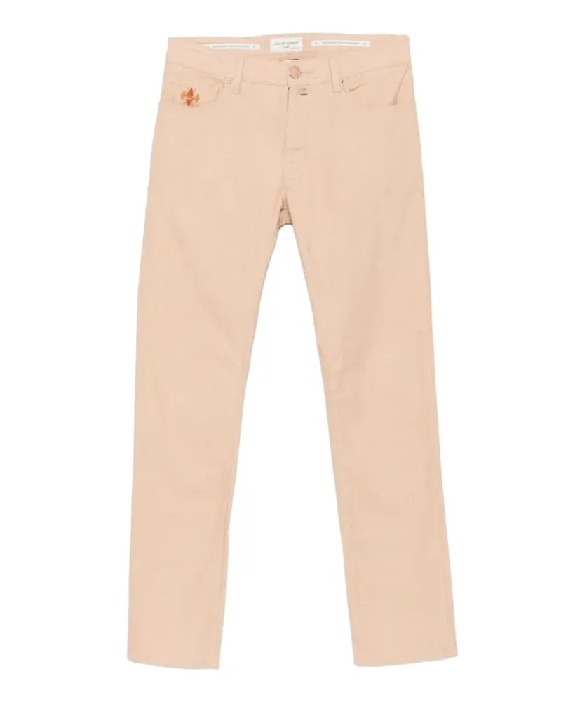 Jacob Cohën Bard Hose mit Logo-Patch - Nude Nude