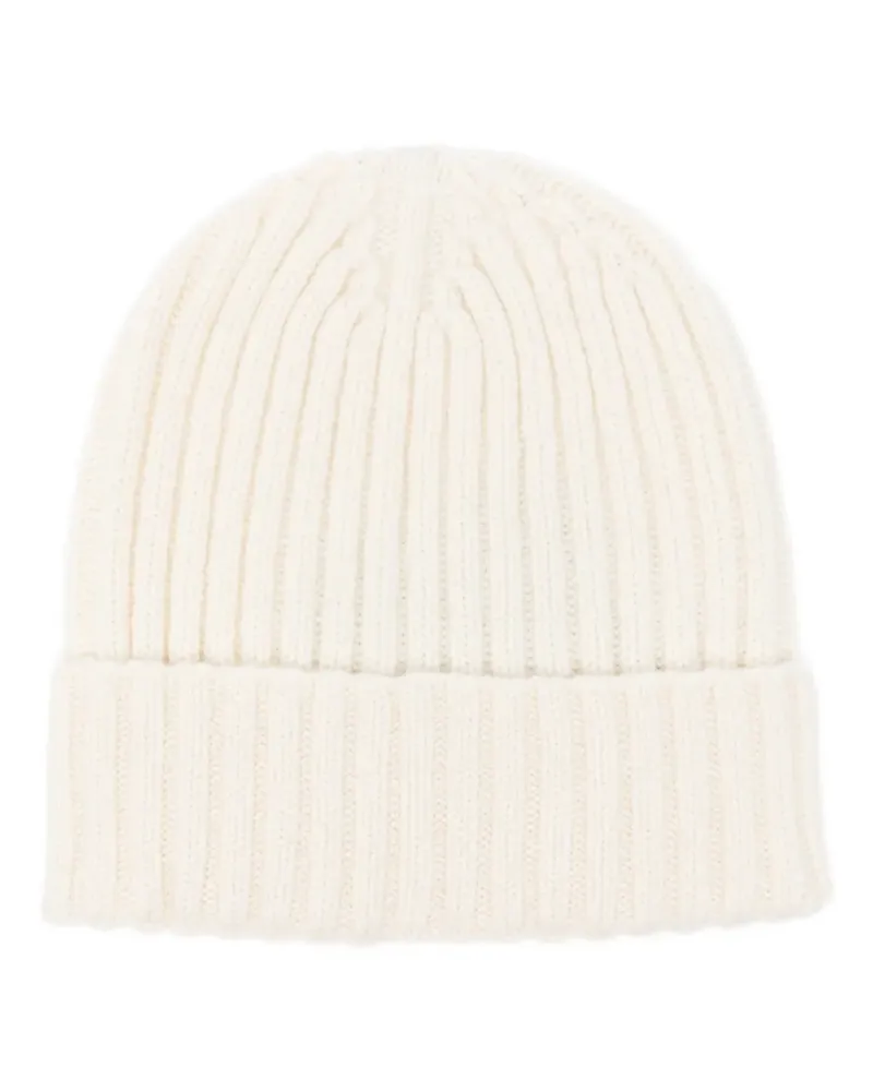 Dell'oglio ribbed beanie hat - Nude Nude