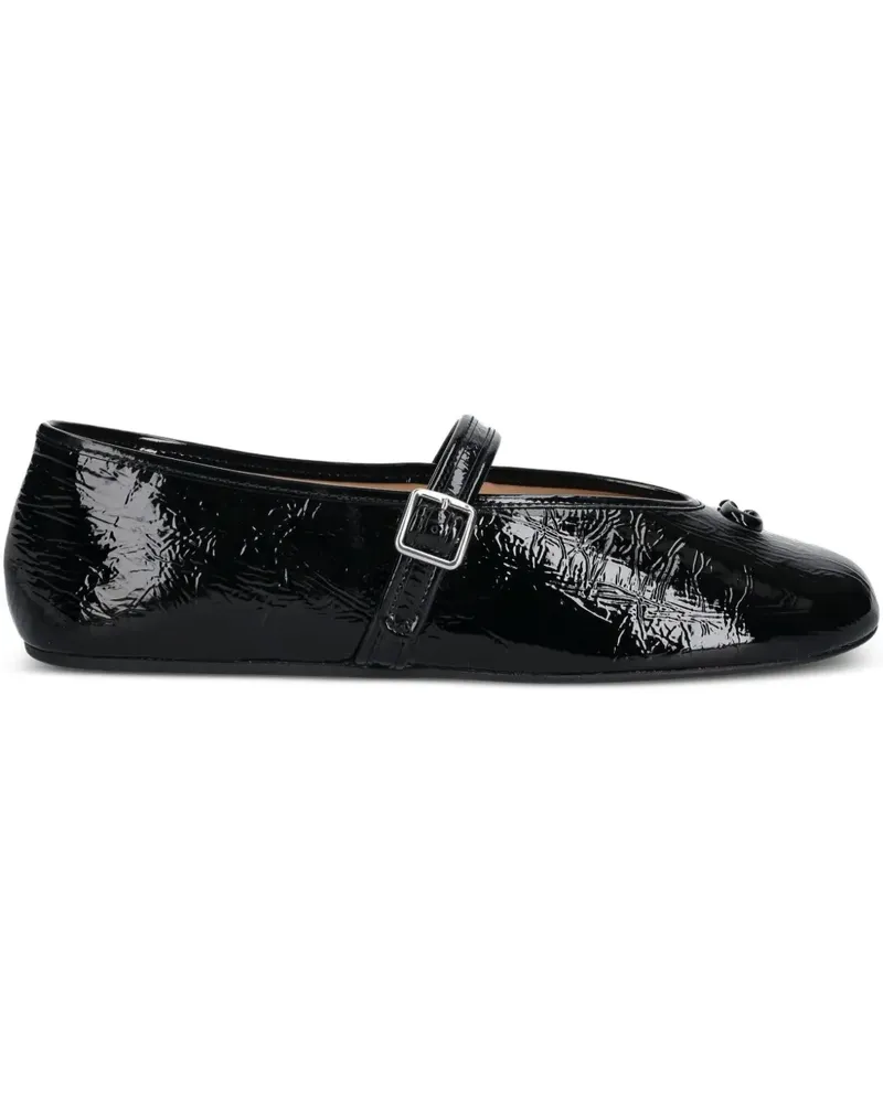 Coach Ballerinas aus Lackleder mit Schnalle - Schwarz Schwarz